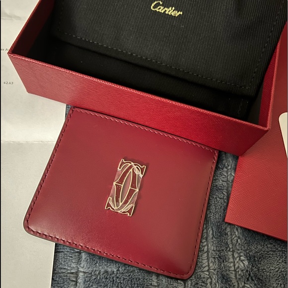 Brand New! Cartier Simple Card Holder Double C de Cartier (Authentic)